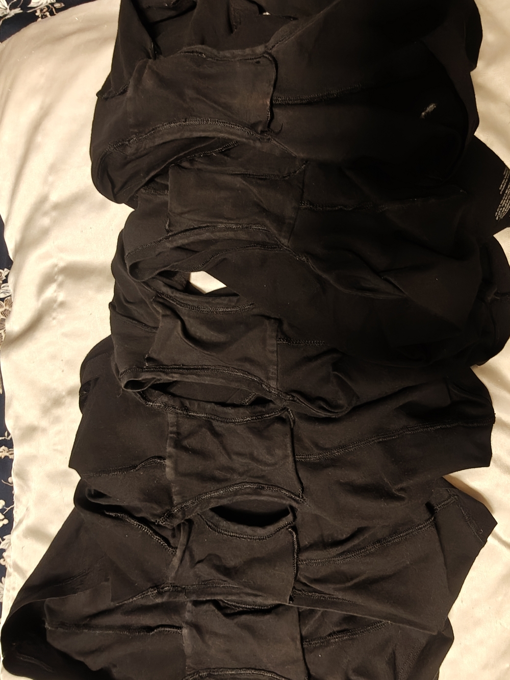 6 Pack Gap Organic Stretch Cotton Black Shorty - Picture 6 of 9